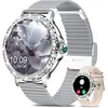 Image de Montre Connectée Femme avec Appel Bluetooth 1 3 HD Smartwatch Santé Au Féminin 120+ Modes Sportifs Fréquence Cardiaque Argent