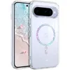 Image de Coque à paillettes pour Google Pixel 10/10 Pro-KAL-Coque pailletée magnétique antichoc compatible MagSafetransparente