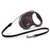 Image de Laisse enrouleur - Flexi - FU12C5-251-S-CP - 5m - Noir/Rose - Pour chiens jusquà 12kg