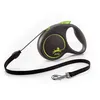 Image de Laisse enrouleur - Flexi - FU22C5-251-S-CG - 5m - Noir/Vert - Pour chiens jusquà 20kg