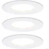 Image de Paulmann Nova Spot encastrable pour salle de bains jeu de 3 LED LED 18 W IP44 blanc mat