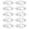 Image de Paulmann 99995 Spot encastrable LED 4.8 W blanc mat