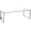 Image de Table Basse - Haku Möbel - Acier INOX - Blanc - 60 x 120 x 40 cm