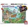 Image de Puzzle Fantastique - SCHMIDT SPIELE - Dans la baie aux pirates - 100 pièces - Multicolore et vert