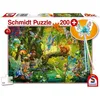 Image de Puzzle Fées dans la forêt - SCHMIDT SPIELE - 200 pièces - Avec baguette magique