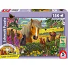 Image de Puzzle - SCHMIDT SPIELE - Mignons visiteurs dans la prairie - 150 pièces - Dès 7 ans