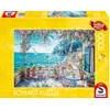 Image de Puzzle - SCHMIDT SPIELE - Terrasse en bord de mer - 1000 pièces - Dès 12 ans