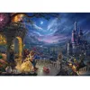 Image de Puzzle adulte - La belle et la bête Danse au clair de la lune - Disney Kinkade - 59484 - 1000 pièces
