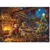 Image de Puzzle 1000 pièces : Le Père Noël et ses lutins