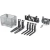 Image de Accessoires pour Manitou miniature - BRUDER - Set d'accessoires - Adaptateur inclus - Palette à caillebotis