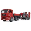 Image de Camion surbaissé - BRUDER - MAN TGA - Chargeur télescopique Manitou - Échelle 1:16