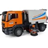 Image de Camion de nettoyage de rues MAN TGS - BRUDER - Pour enfant Garçon - Jaune/Orange