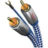 Image de Câble audio - INAKUSTIK - Premium Phono Cable - Bleu - Double blindage - 2 m