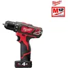 Image de Perceuse visseuse - MILWAUKEE - M12 BDD-402C - 2 batteries 12V Li-Ion - 1 chargeur - Sans fil