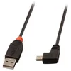 Image de Câble USB 2.0 type A / mini-B coudé 2m