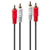 Image de Lindy Premium Câble audio RCA x 2 (M) pour RCA x 2 (M) 2 m