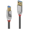 Image de Câble USB 3.0 type A vers B - LINDY - Cromo Line - 0.5m - Triple blindage - Contacts plaqués or
