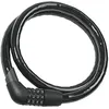 Image de Antivol à câble blindé - ABUS - Steel-O-Flex Tresor 1360 - 4 chiffres - Acier - Noir
