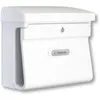 Image de Boîte aux lettres - BURG-WÄCHTER - Bremen 885 W - Plastique Blanc - Porte-journaux intégré - Norme EN 13724