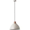 Image de Suspension - BRILLIANT - Erena - Bois et Métal - Ø38cm - 1 Ampoule E27 - 60W