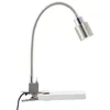 Image de Lampe de bureau à pince - Brilliant - Andres - GU10 LED 10W - 300lm - 3000K- métal et plastique - acier et chrome
