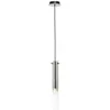 Image de Suspension - BRILLIANT - Glasini - Noir mat - Verre fumé - 1x E14 25W