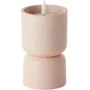 Image de Lampe de table dextérieur - BRILLIANT - LOVERE - Forme bougie - Plastique - 3 W - Beige et brun clair