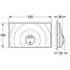 Image de GROHE Plaque de Commande WC Surf Import Allemagne - 37859000