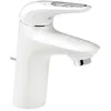 Image de GROHE Mitigeur lavabo monocommande Eurostyle 23374LS3 - Bec fixe - Limiteur de température - Economie deau -Blanc/Chrome - Taille