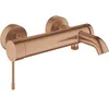 Image de Mitigeur de baignoire - GROHE - 33624DL1 - Chaud soleil brossé - Monotrou - Bec fixe