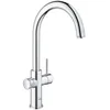 Image de Mitigeur bec C Blue Home 31455001 - Système de filtration connecté - Compatible Apple ou Android-Chrome - GROHE