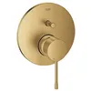 Image de GROHE Essence - Mitigeur encastré 2 appareils Or brillant brossé - Ht 185 mm - Réf. 24058GN1
