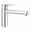 Image de Mitigeur - GROHE - BauCurve - Chrome - Col de cygne - Économie deau