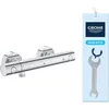 Image de GROHE Mitigeur thermostatique douche Precision Get montage mural indicateur de température filtres intégré 34773000