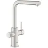 Image de Grohe Blue Pure - Mitigeur dévier Minta avec filtration et bec extractible supersteel 30590DC0