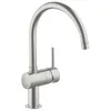 Image de Mitigeur dévier bec C Minta inox - GROHE - 32917-DC0