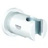 Image de Support mural pour douchette - GROHE - 27074LS0 - Non orientable - Rosace ronde - Blanc