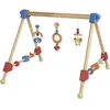Image de Portique dÉveil en Bois pour Bébé - ROBA - Avec 3 Pendentifs - Multicolore