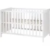 Image de Lit Bébé 2 en 1 - ROBA - Indépendant et Cododo - Sommier Réglable - Blanc