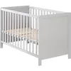 Image de Lit Bébé 2 en 1 - ROBA - Indépendant et Cododo - Sommier Réglable - Taupe
