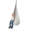 Image de ROBA Hamac Enfant avec Coussin Gonflable 70x160cm - Chaise Suspendu pour Enfant pour Intérieur et Extérieur - Gris