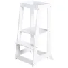 Image de ROBA Tour dApprentissage et dObservation - Principe Montessori - Supporte jusquà 80 kg - Hauteur Réglable - Bois Blanc