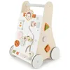 Image de Bieco Chariot de marche en bois Trotteur multifonctionnel Chariot de marche bois pour bébé au design épuré Trotteur pour bébé