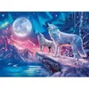 Image de Puzzle - RAVENSBURGER - Star Line - Wolf im Nordlicht - 500 pièces - Animaux - À partir de 10 ans