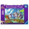 Image de Puzzle 200 pieces XXL - La magie de l Ecole des licornes