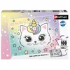 Image de Nathan - Puzzle enfants 100 pièces - Chaton arc-en-ciel - dès 6 ans -De qualité supérieure - Carton épais et résistant - 12004295