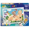 Image de Ravensburger   CreArt Kids 18x24cm   Numéro dArt   Cheval & Chien   Kit de peinture par numéros   Dès 7 ans   12023228