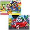 Image de Puzzle 2 x 12 pièces : Mickey Minnie et leurs amis