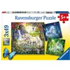 Image de Puzzle 3 x 49 pièces : Les licornes