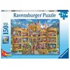 Image de Puzzle enfant Ravensburger - Kijkje in het ridderkasteel - 150 pièces XXL